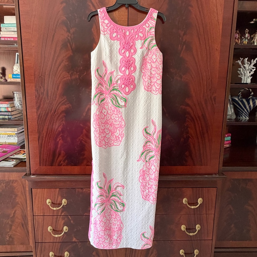 Lilly Pulitzer Marleigh Maxi Shift Party Like A Pineapple - Picture 6 of 17